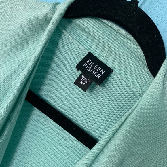 Eileen Fisher Light Green Cardigan - Picture 4 of 5